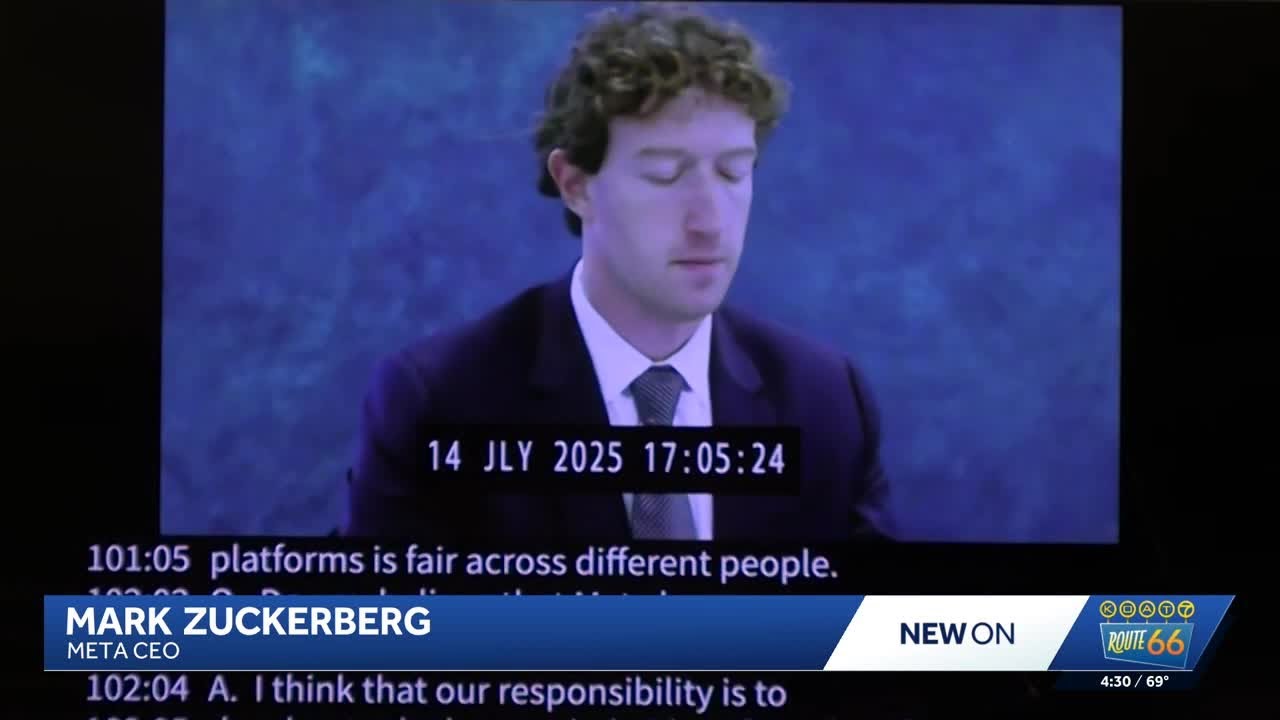 Zuckerberg deposition played as New Mexico case against Meta moves forward