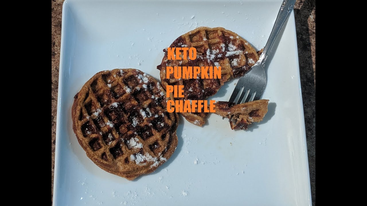 Keto Pumpkin Pie Chaffle