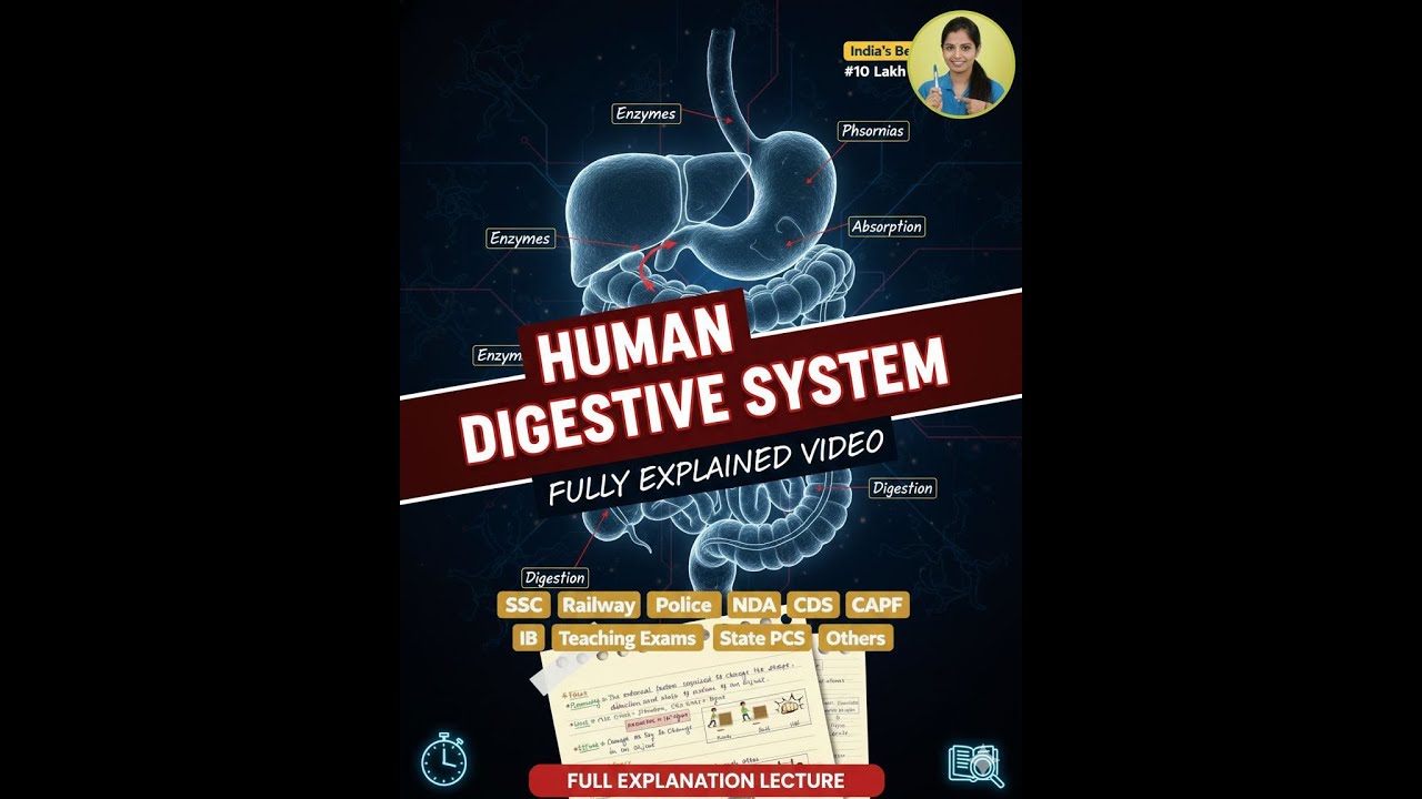 Digestive System FROM ARIHANT CAPSULE NOTES | Biology Concept for Competitive | Oriented Explanation