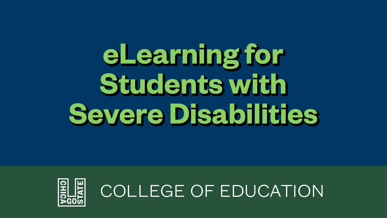 eLearning for Students with Severe Disabilities
