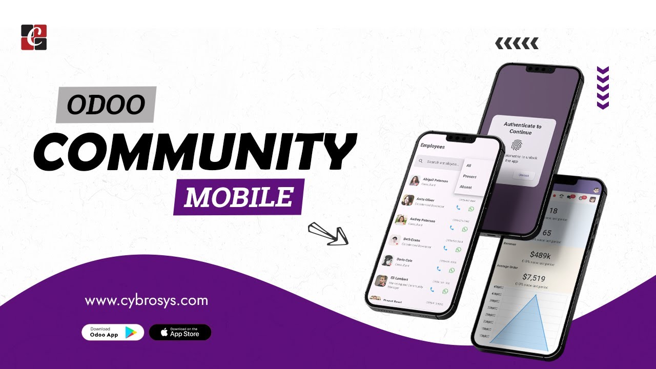 Мобильное приложение Odoo Community | Мобильное приложение Odoo &mdash; управляйте своим бизнесом всегд...