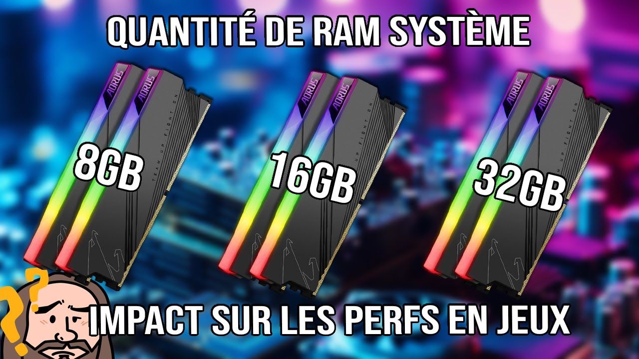 16GB de RAM Système dans 26 jeux - Toujours OK fin 2025 ?