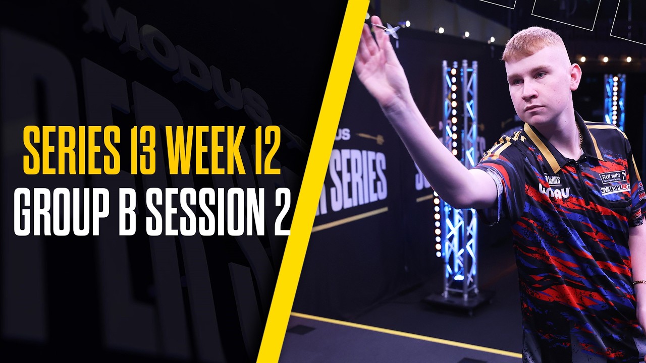 WHO WILL WIN GROUP B!?!🎯🚨 | Live Darts |  Series 13 Week 12 | Group B Session 2