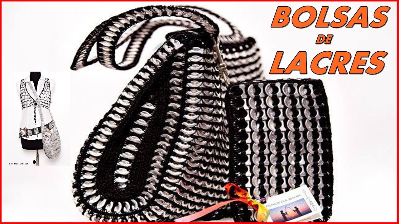 BOLSAS FEITAS COM LACRES DE LATINHAS DE ALUMÍNIO #2