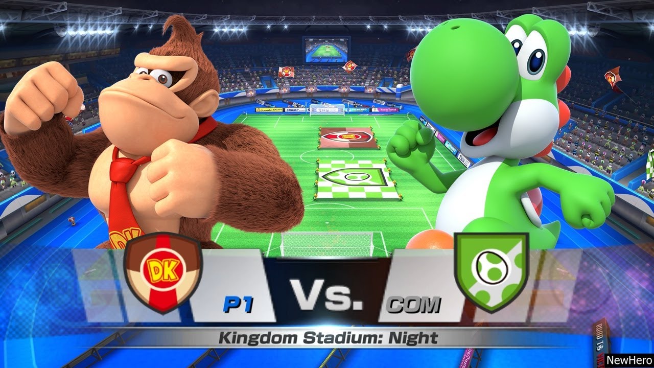 Mario Sports Superstars - Donkey Kong/Luigi Vs. Yoshi/Mario