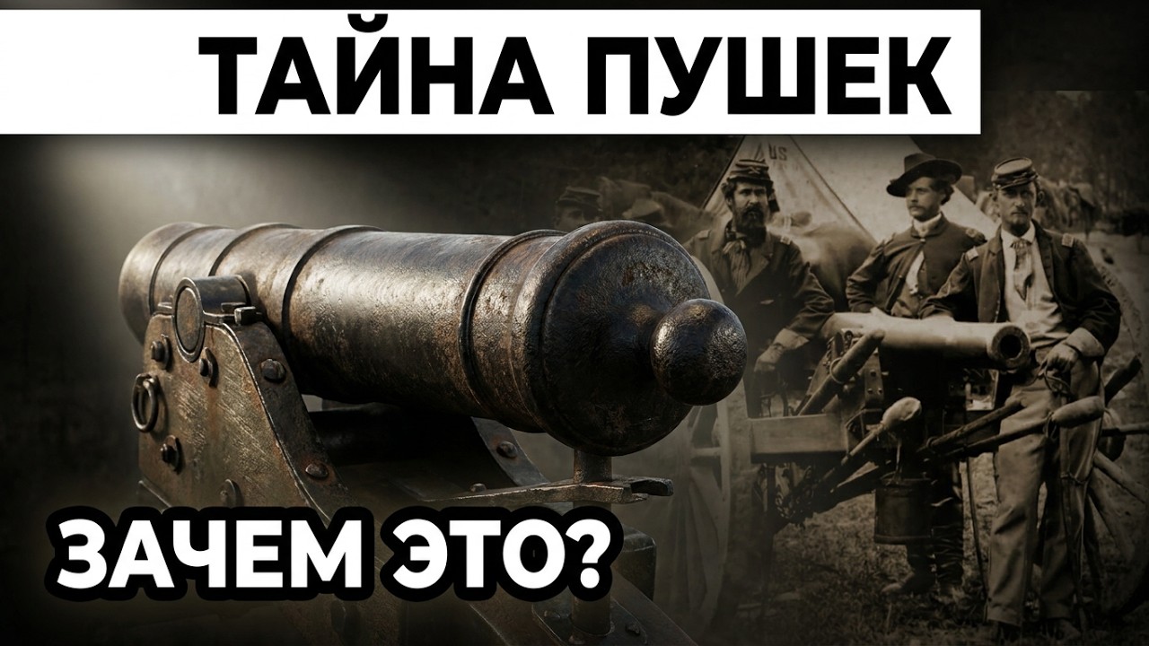 Пушки времен гражданской войны в США