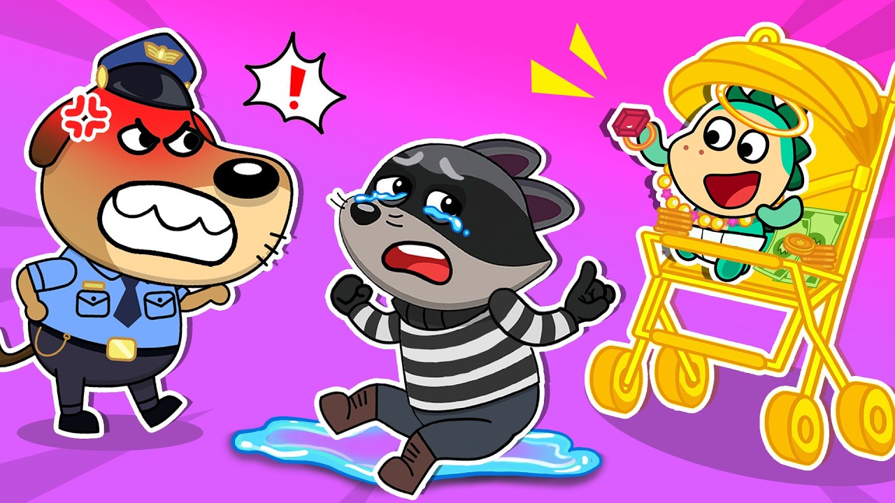😂 Baby Goo vs. Mr. Robbins!? The Craziest Chase Ever! 🍼💸 | Stories for Kids by Fire Spike