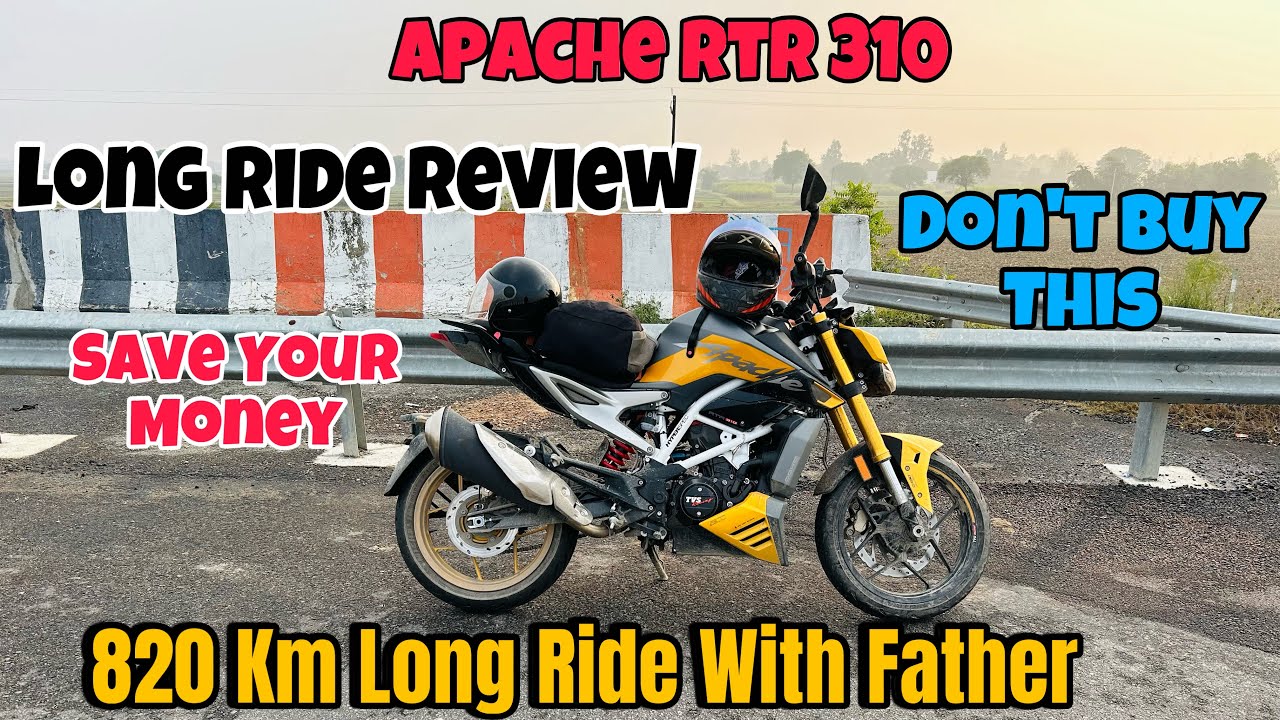 Tvs Apache Rtr 310 820 Km Long Ride With Pillion || Full Review & Experience || Mileage Comfort