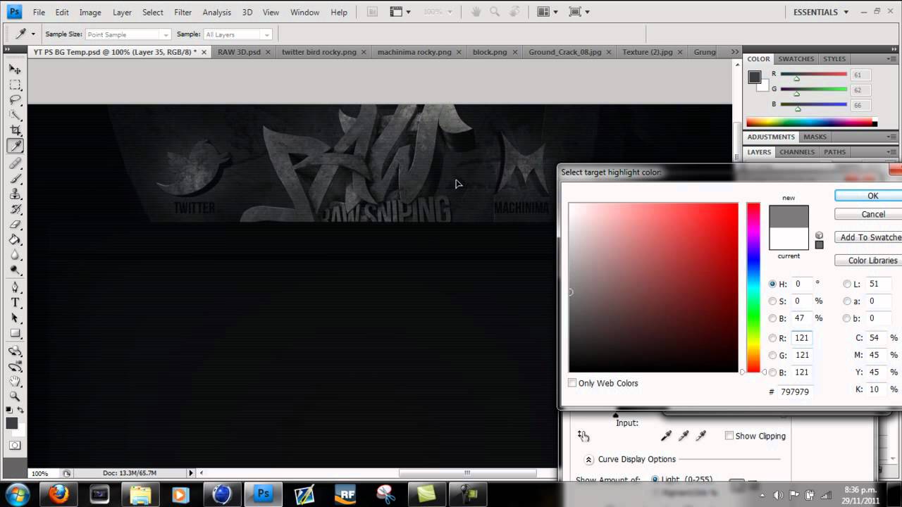 RawSniping YT Background Speed Art By VastArts
