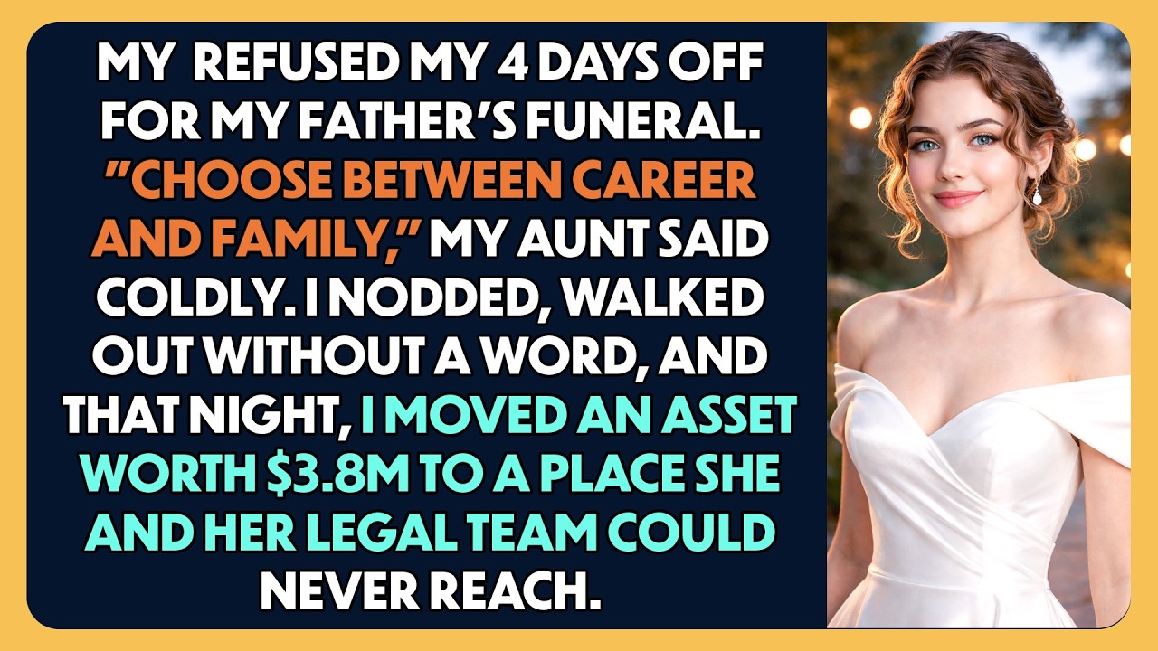 My Aunt Refused My 4 DAYS Off For Dad's Funeral — That Night I Took IT ALL Back...