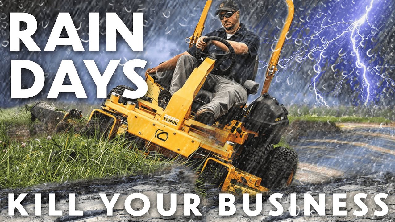 My UNPOPULAR OPINION on RAIN DAYS for Lawn Care and Landscaping Companies