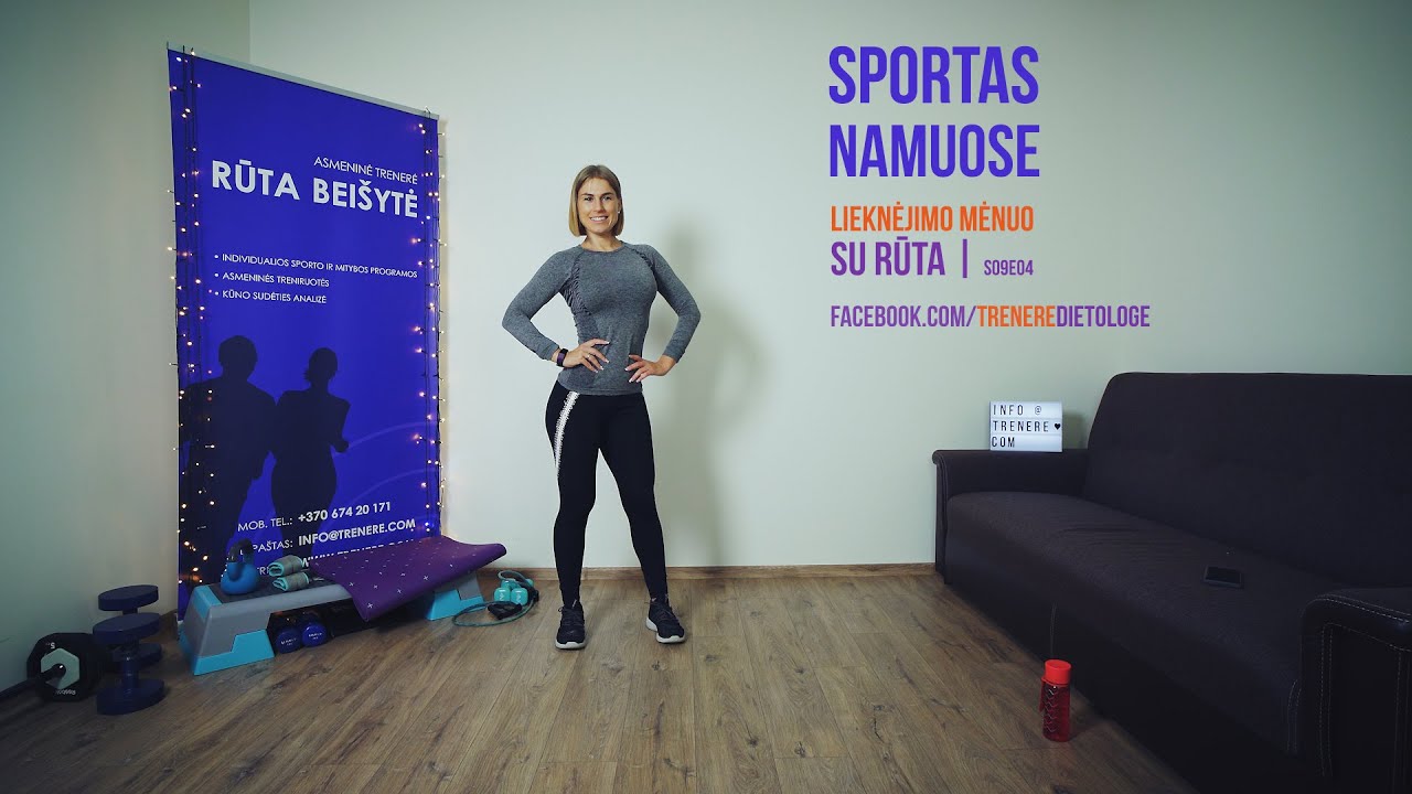 Lieknėjimo mėnuo su Rūta S09E04 - pilvo presui ir nugarai
