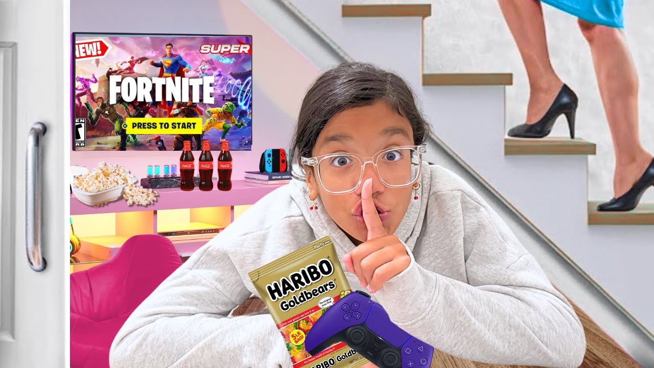 I Built a Secret Room to Hide From My Parents!