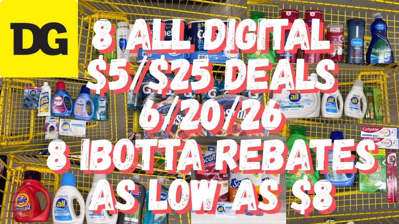 Выгодные цифровые предложения в Dollar General: скидка $5 при покупке от $25 &mdash; 20.06.26 &mdash; Купоны ...