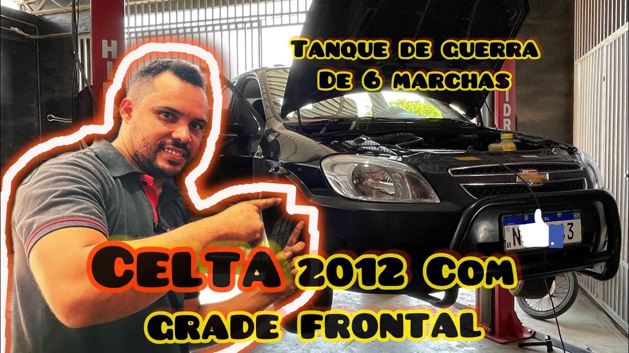 CELTA COM QUEBRA MATO  VEJA COMO INSTALAR