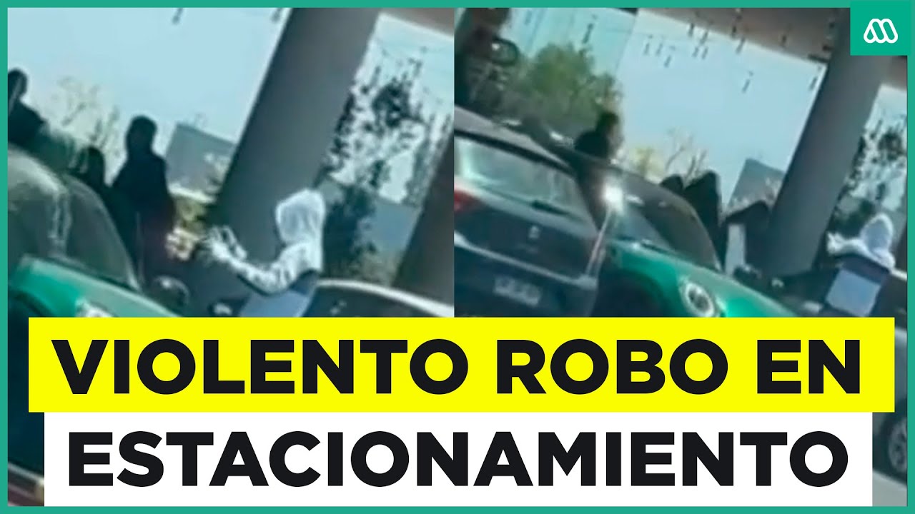 Violento robo de auto en estacionamiento en Colina: ladrones intimiador a v&iacute;ctima con armas