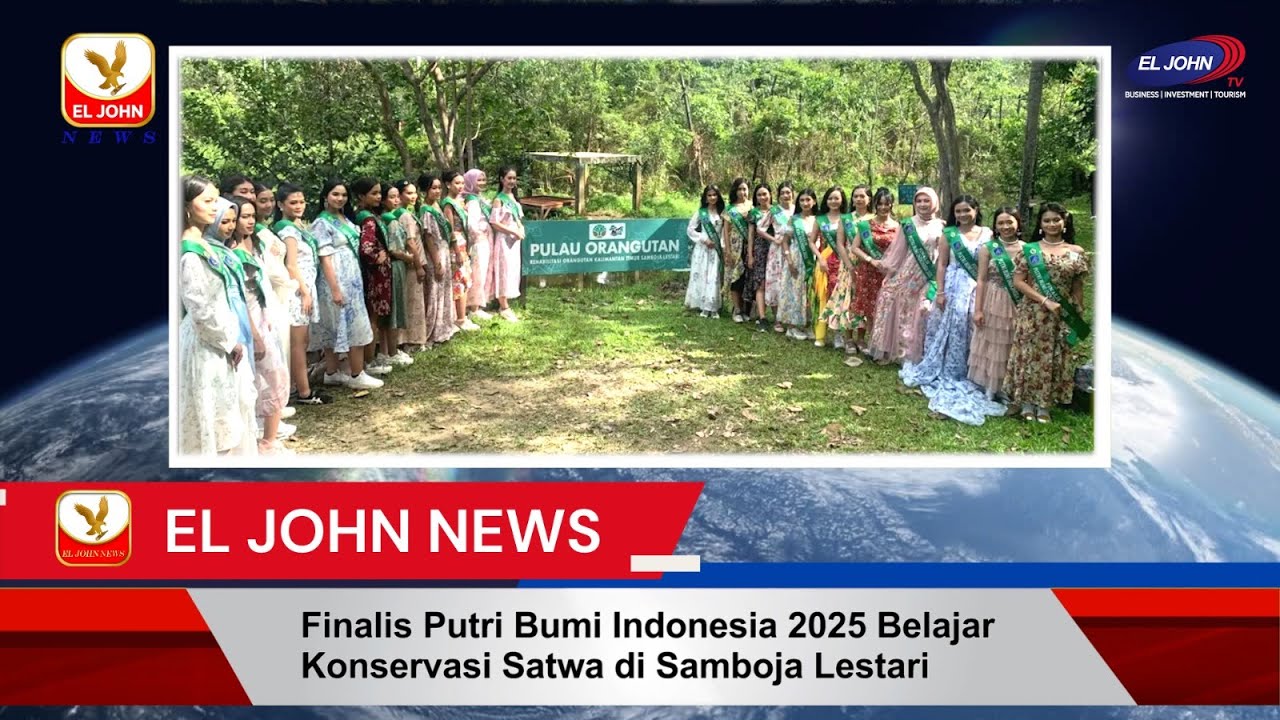 Finalis Putri Bumi Indonesia 2025 Belajar Konservasi Satwa di Samboja Lestari
