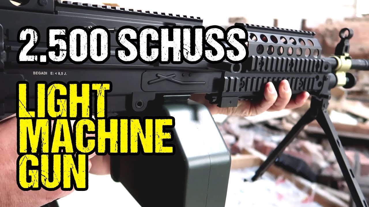 Wem eine normale AEG nicht reicht | A&K MK 46 Airsoft Maschinengewehr | Unboxing und Review