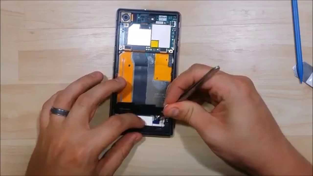 Sony Xperia Z1s Screen Replacement - Disassembly
