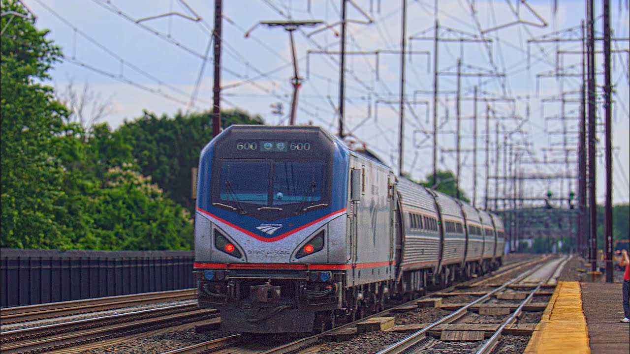 6/17/23 & 6/18/23 NJ Transit & Amtrak @ Jersey Av W/ Races, Horns & 600!