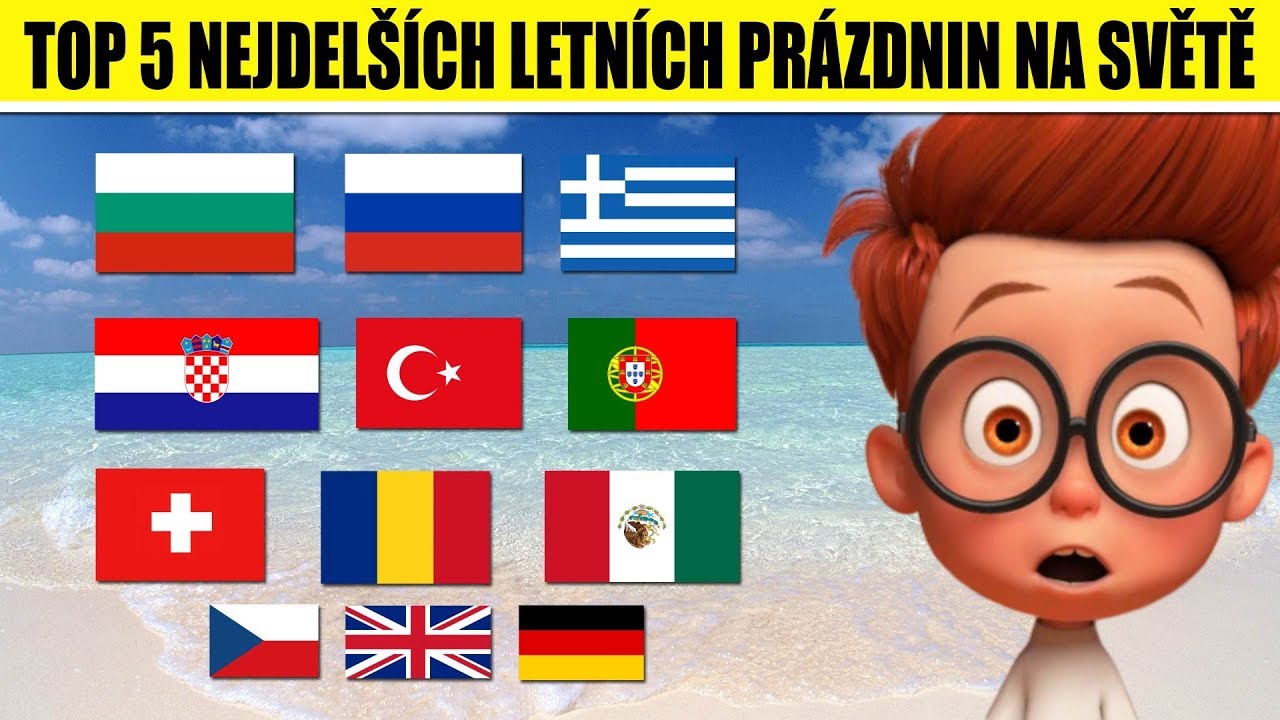TOP 5 nejdelších letních PRÁZDNIN na světě