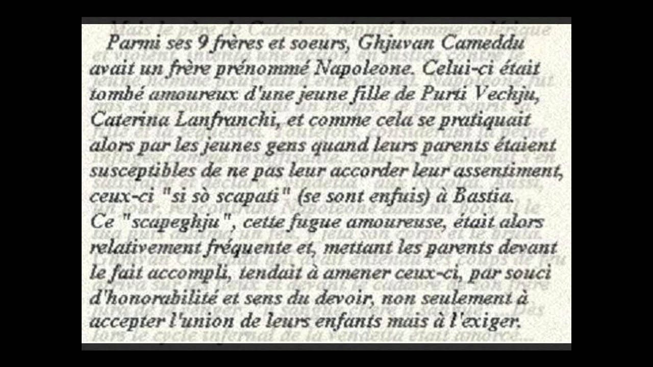 U Lamentu di Ghjuvan Cammellu Nicolaï