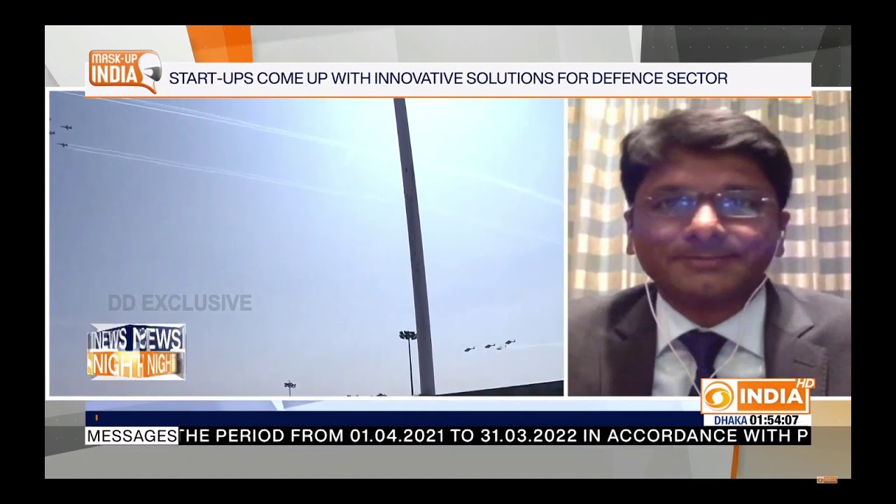 DD News prime time with Sandeep Shah, Optimized Electrotech on IDeX