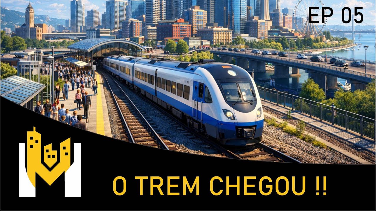 🚆 O TREM CHEGOU NA CIDADE | RUMO A 1 MILHÃO