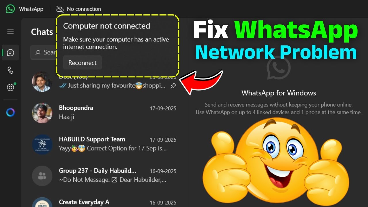 WhatsApp PC - FIx 