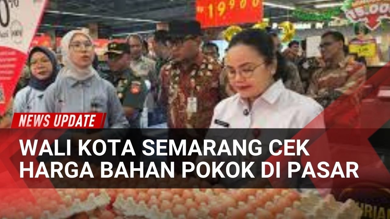Wali Kota Semarang Cek Harga Bahan Pokok Jelang Lebaran
