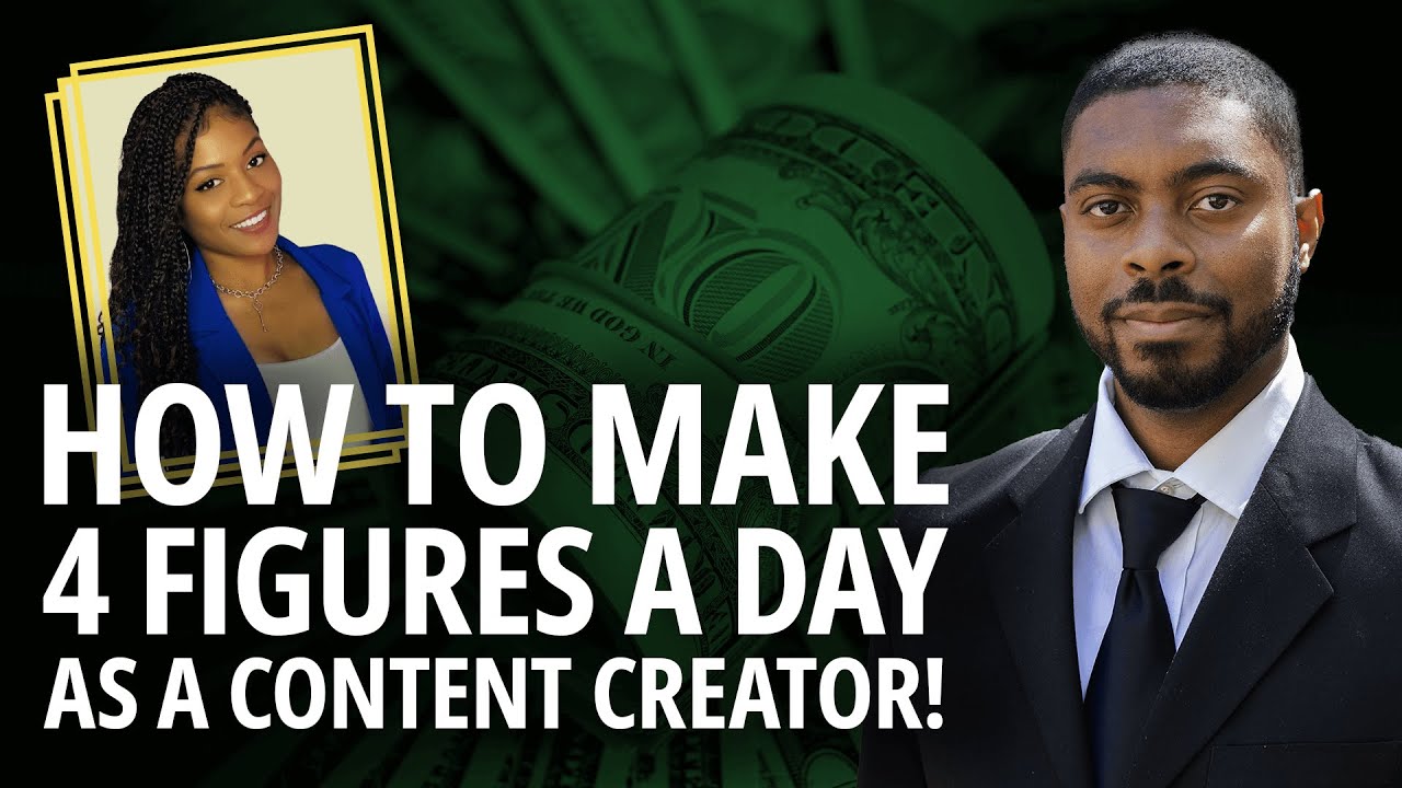 How To Make 4 Figures A Day As A Content Creator!