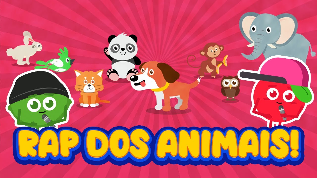 Rap dos Animais! 🐶🐱🎵 Música Infantil | Canção Divertida sobre os Animais