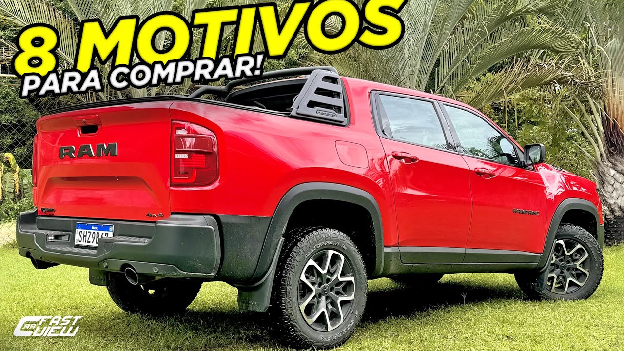 8 MOTIVOS QUE TORNAM A NOVA RAMPAGE 2024 BOA OPÇÃO CONTRA HILUX, S10, RANGER E FRONTIER