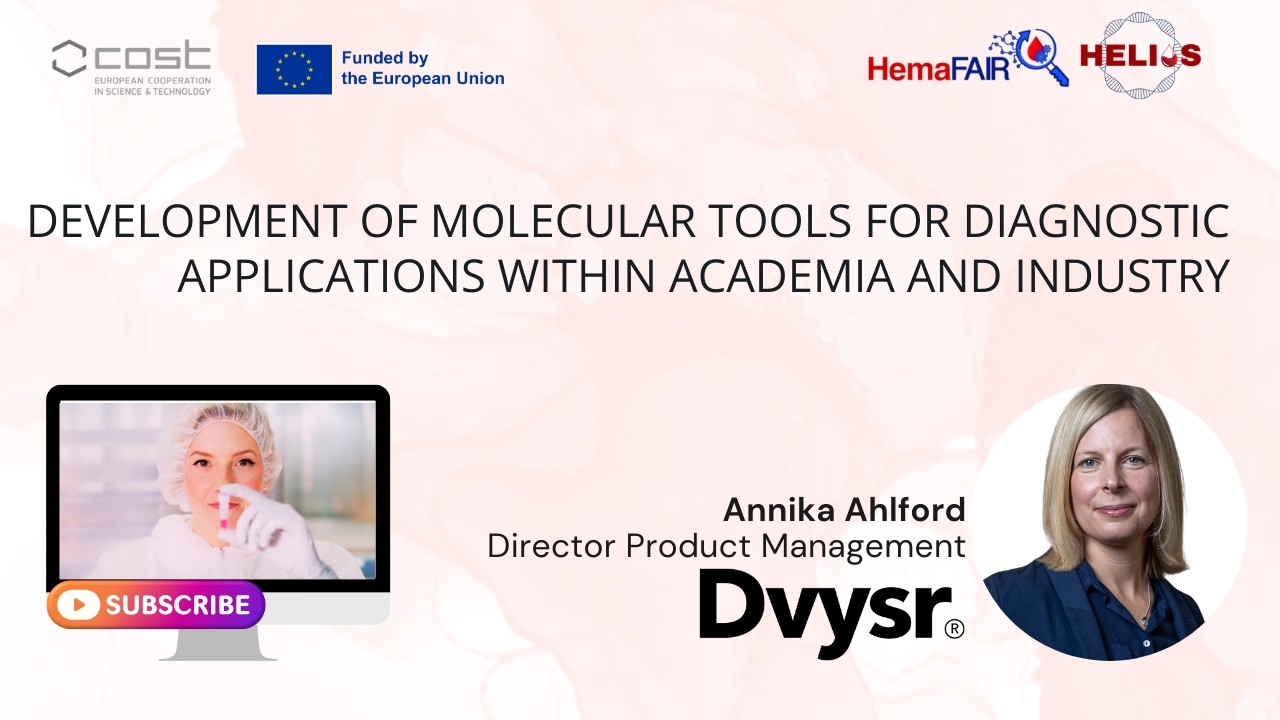 Development of molecular tools for diagnostic applications within academia and industry