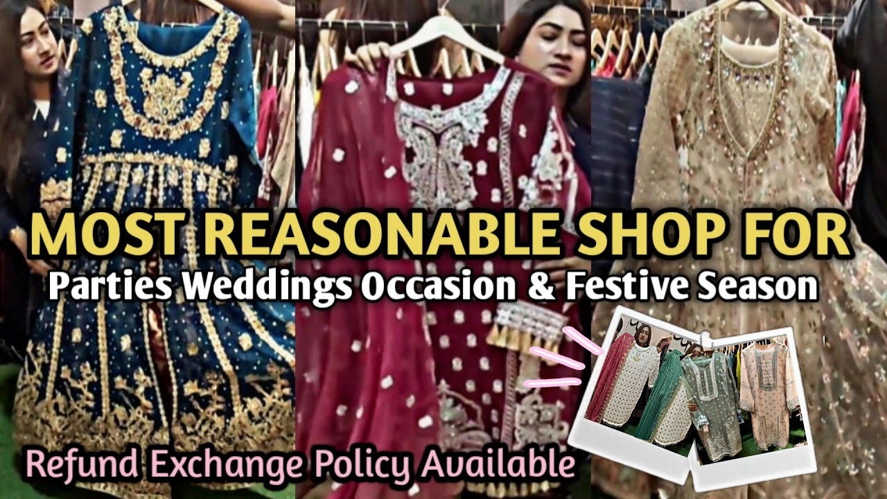 MashaAllah💫 Festive Season Begins✨Wedding,Partywear & Casual Series🌸Designer Dresses🌀At Local Market