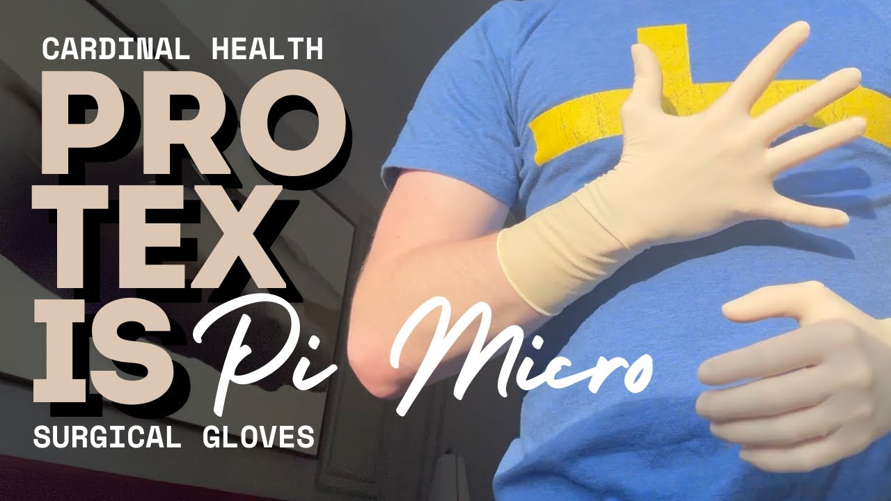 White Protexis PI Micro Latex Surgical Gloves