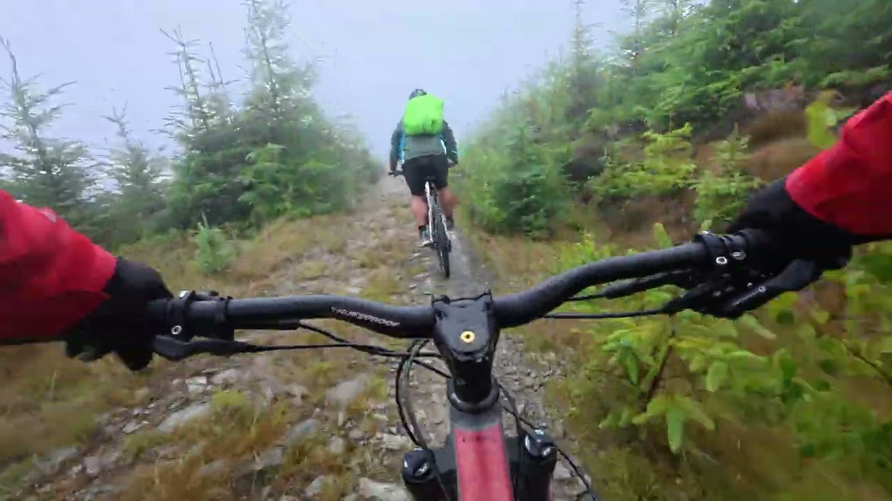 Llandegla MTB Trail Group Ride Day 1: Conquering the Mud and Slippery Slopes!