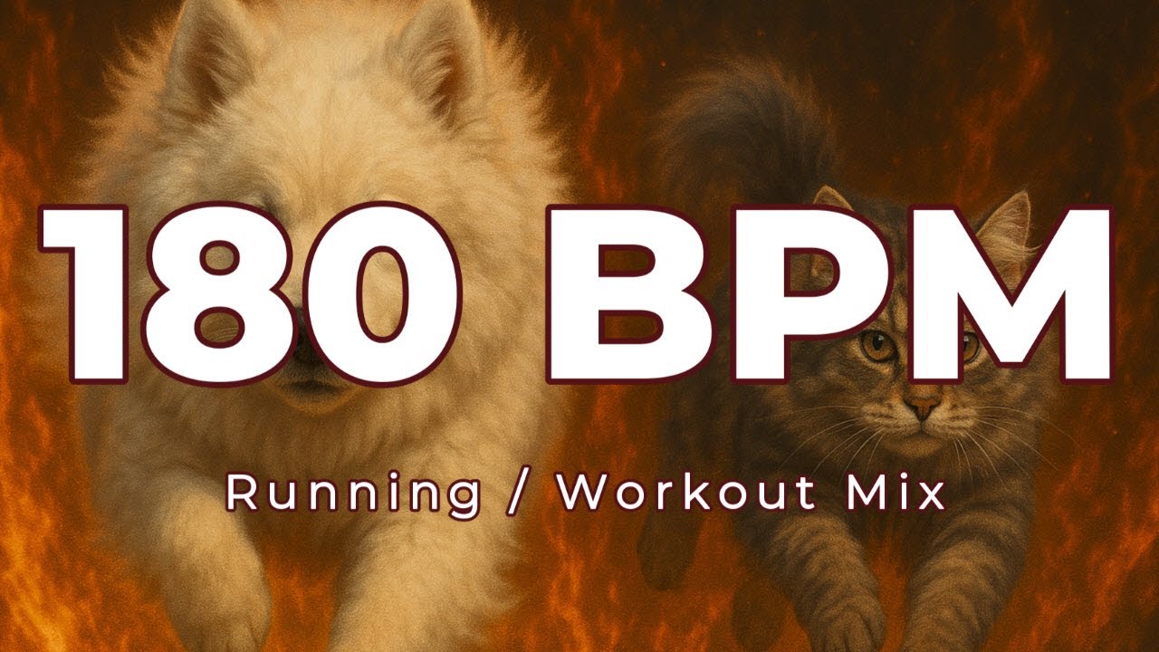 180 BPM Running Music | 1 Hour | Metronome Synced | Rock, Punk, Metal | Workout Motivation