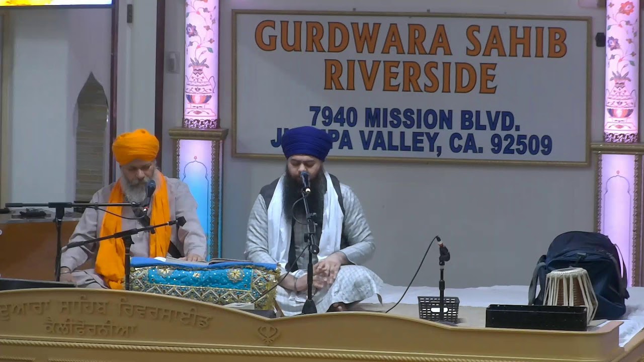 Live - Gurdwara Sahib Riverside (ਗੁਰਦੁਆਰਾ ਸਾਹਿਬ ਰਿਵਰਸਾਈਡ ਤੋਂ ਸਿੱਧਾ ਪ੍ਰਸਾਰਣ)