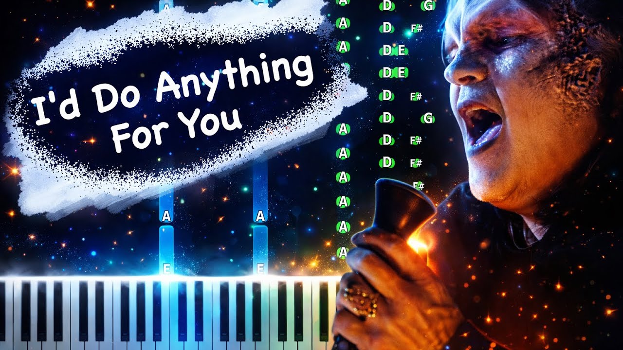 Meat Loaf - I'd Do Anything For Love Piano Tutorial