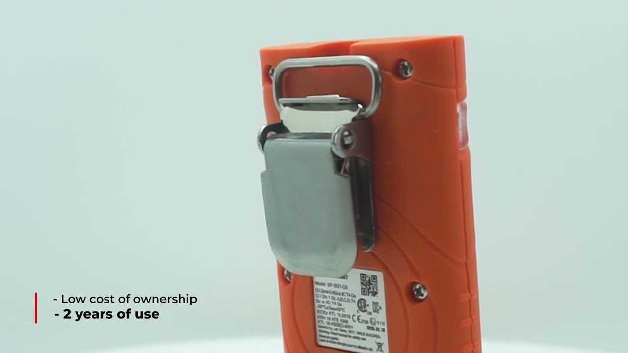 WatchGas PDM: Our disposable single gas solution  - O2, CO, H2S, SO2, NH3, H2 or NO2
