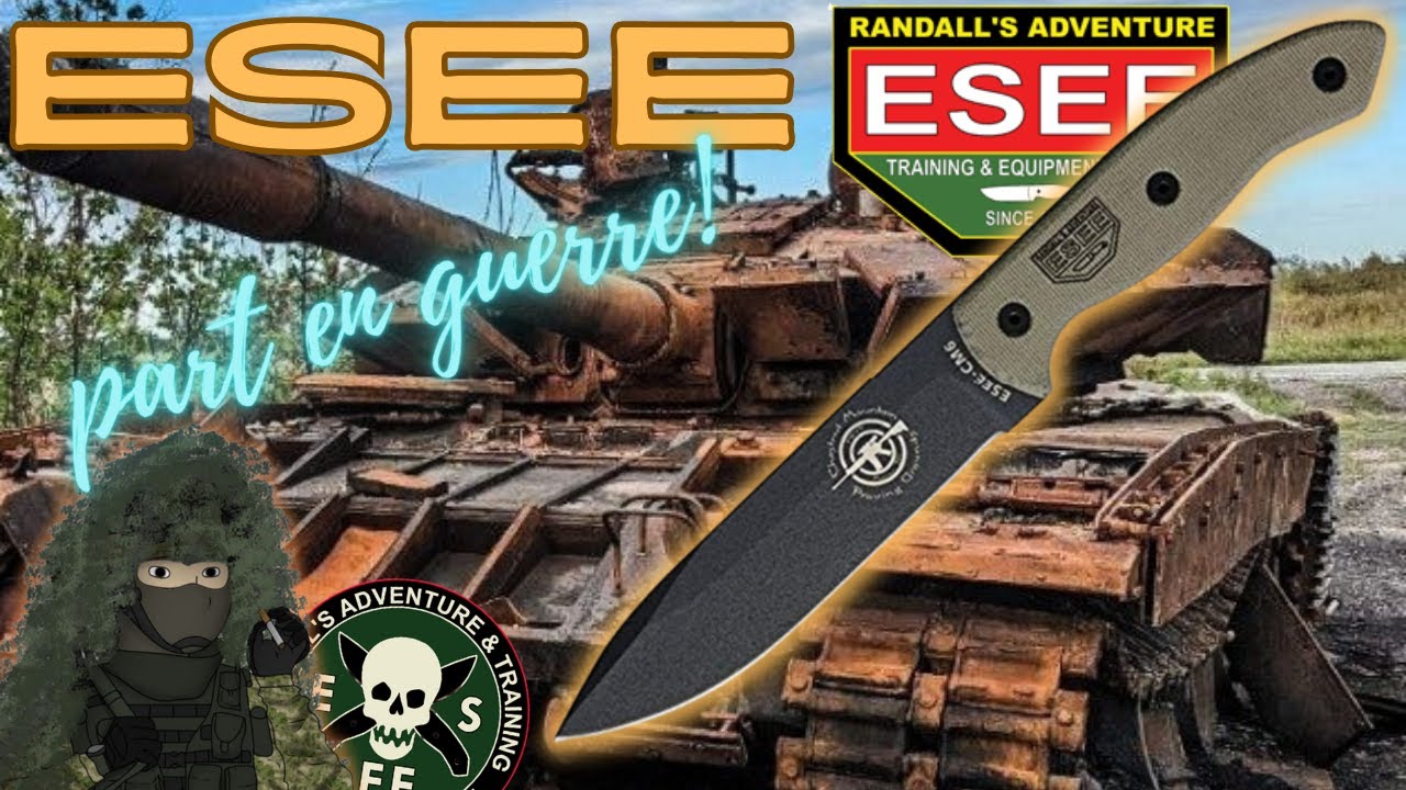 Un Bon Couteau Tactique Oublié ?! ESEE CM-6 (+ TEST)