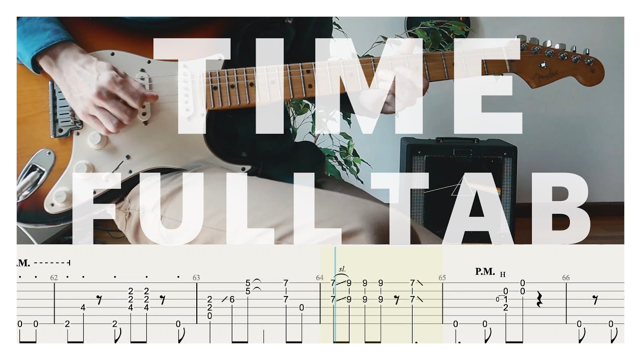 Pink Floyd Time Cover / Guitar Tab | Tutorial | Lesson