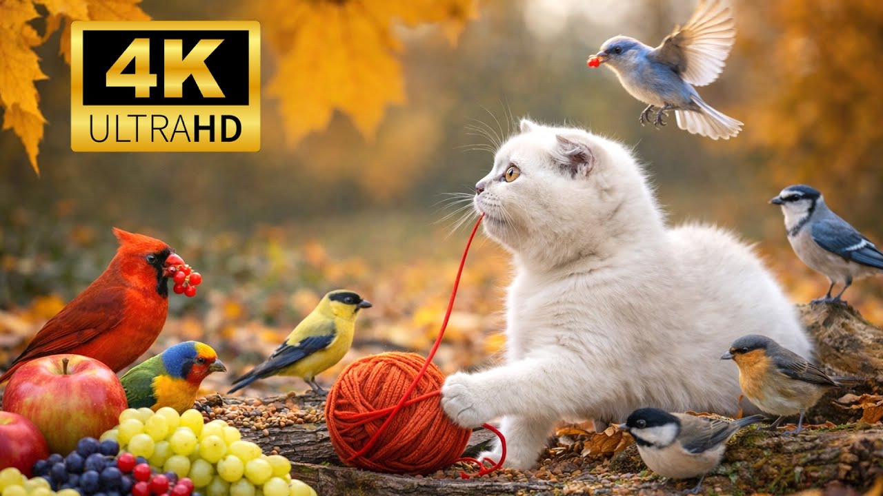 Pets Go Into Full Focus | Birds & Nature That Keep Cats & Dogs Watching | Ultimate Pet TV 4K HDR