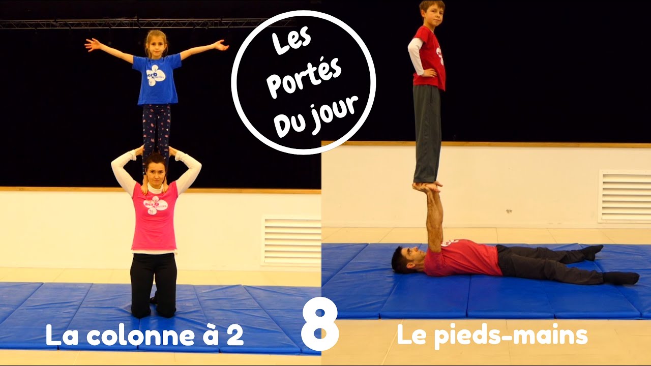 Portés du jour 08 - Colonne à 2 et pieds mains