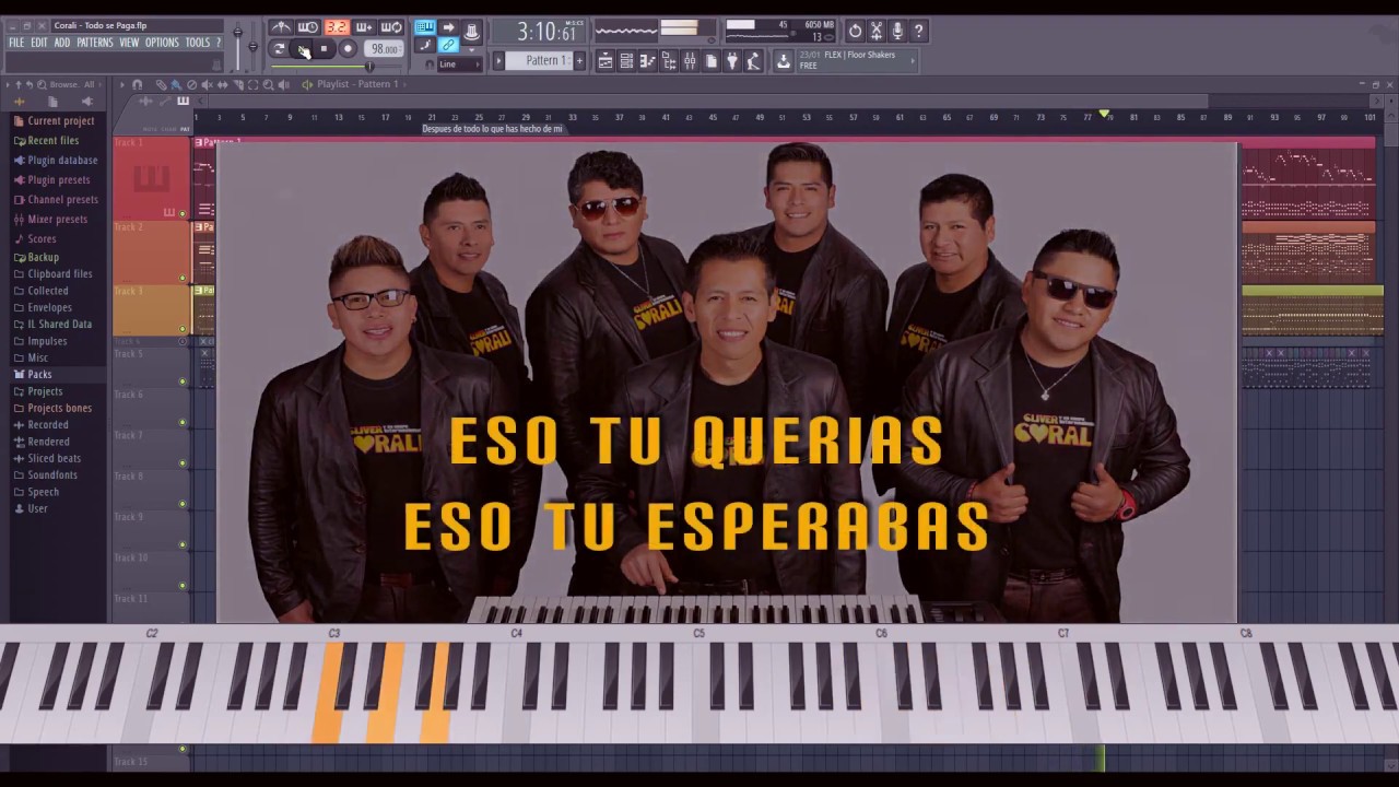 Todo se paga - Corali /  Cumbia Sureña karaoke