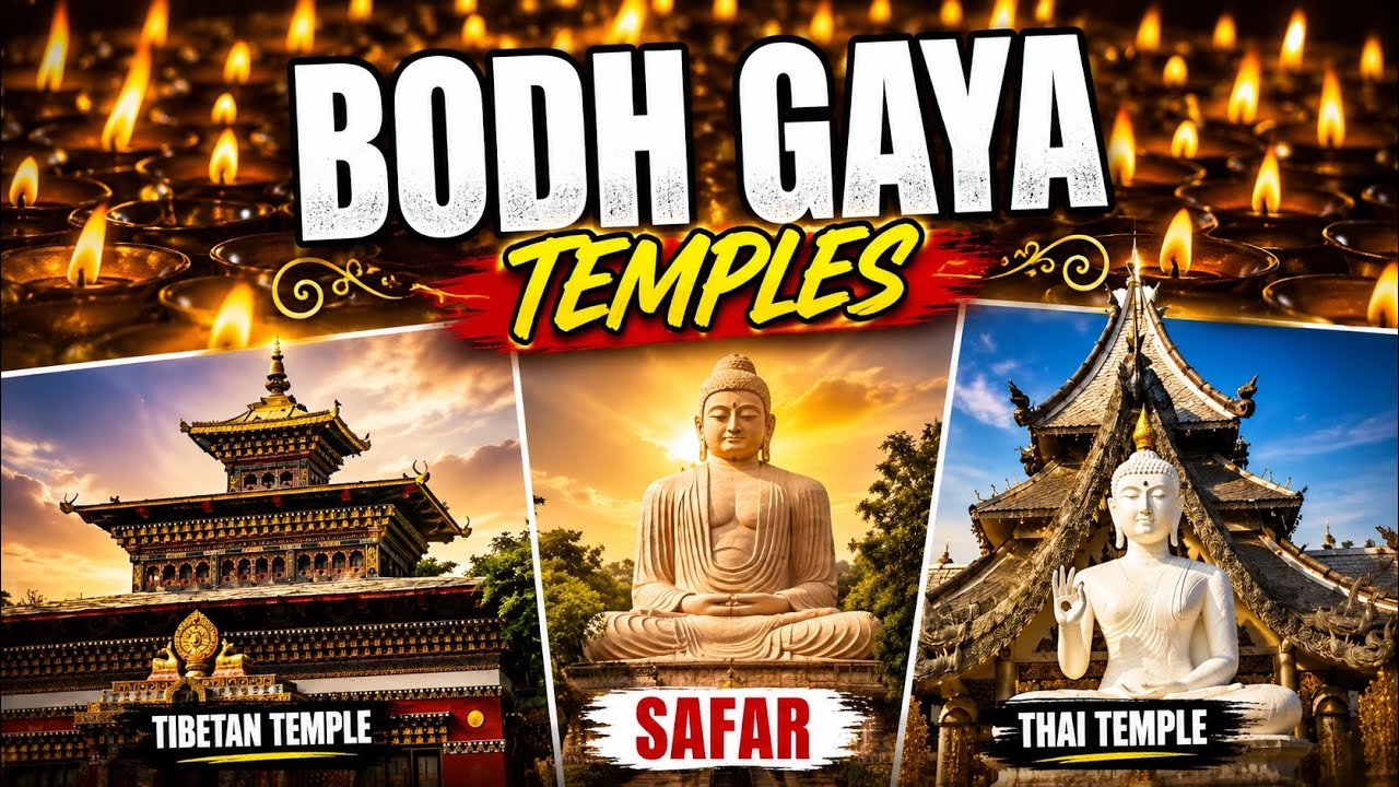 BODH GAYA TEMPLES #anchal #vlog #anchalsrivastava #bodhgaya #gaya #temple #travel #vlogs #like #fyp