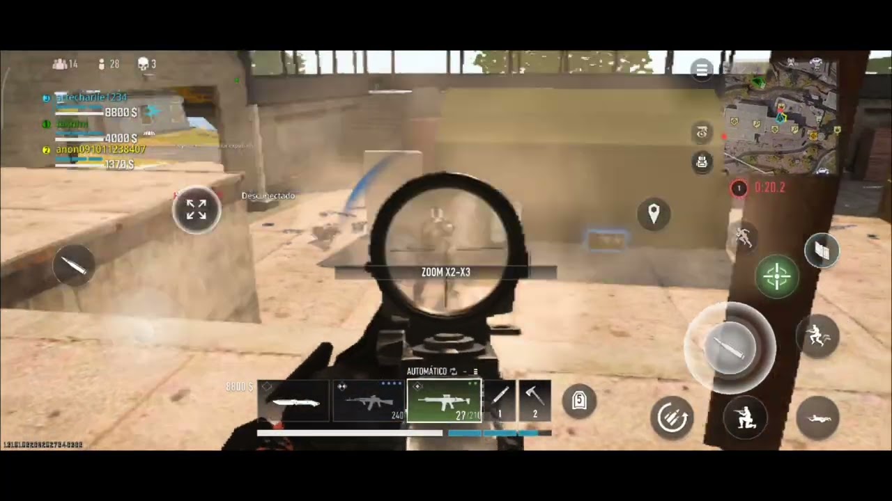 Jugando wuarzon Mobile 