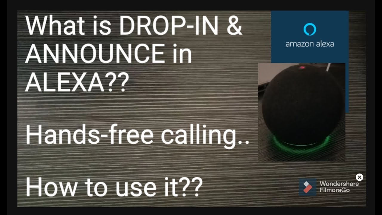 How to use DROP-IN and ANNOUNCE function in Alexa during Quarantine??
