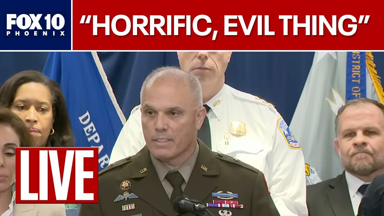 🔴 LIVE: 2 National Guards shot in D.C. news conference | FOX 10 Phoenix